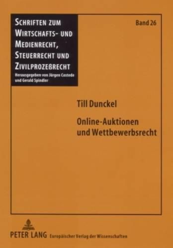 Cover image for Online-Auktionen Und Wettbewerbsrecht