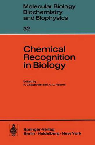 Cover image for Chemical Recognition in Biology