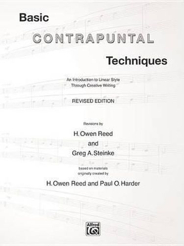 Cover image for Basic Contrapuntal Techniques (Revised Edition): An Introduction to Linear Style Through Creative Writing