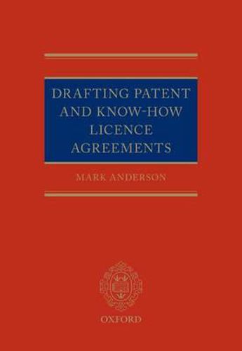 Cover image for Drafting Patent and Know-How Licencing Agreements