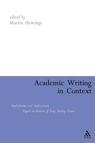 Cover image for Academic Writing in Context: Implications and Applications