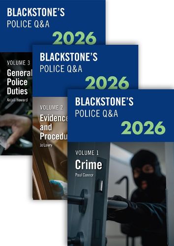 Cover image for Blackstone's Police Q&A's 2026 Three Volume Set