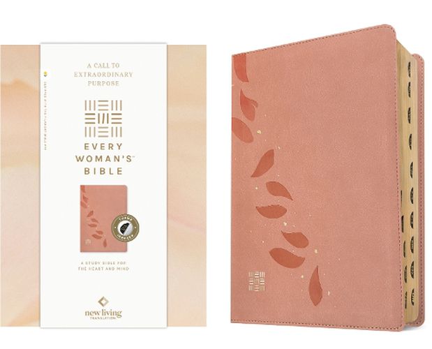 Cover image for NLT Every Woman's Bible, Filament Enabled (Leatherlike, Pink Petals, Indexed, Red Letter)