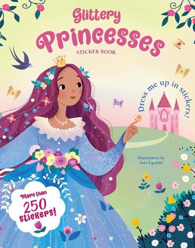 Cover image for Glittery Princesses: Sticker Book