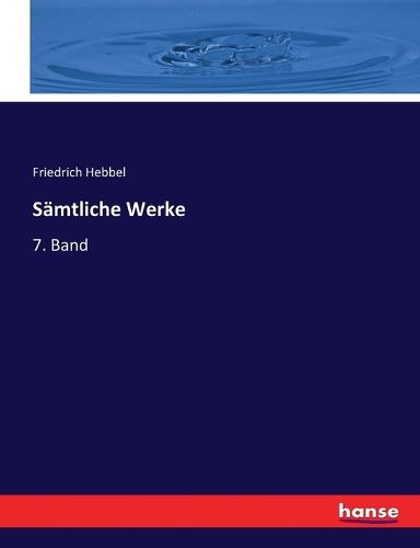 Cover image for Saemtliche Werke