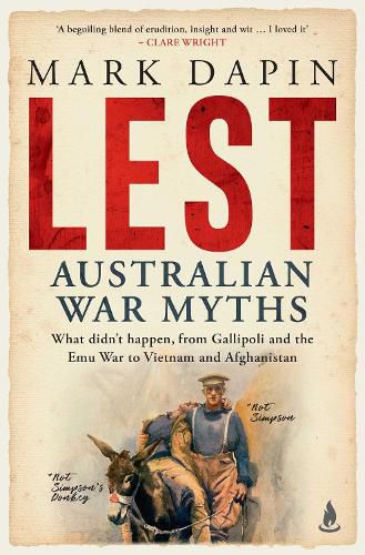 Cover image for Lest: Australian War Myths