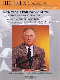 Cover image for Passacaglia for Two Violins: For Two Violins