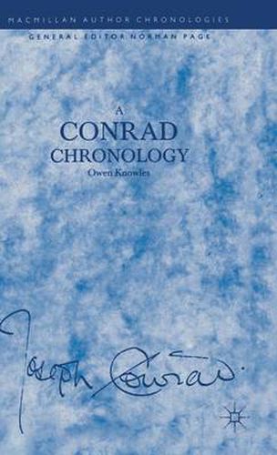 Cover image for A Conrad Chronology