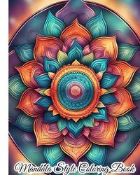 Cover image for Mandala Style Coloring Book