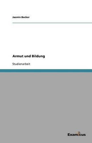 Cover image for Armut und Bildung