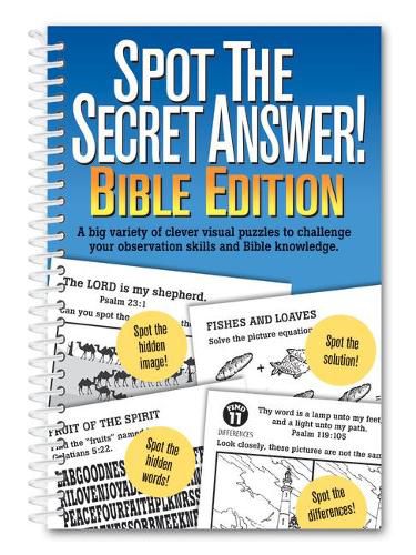 Cover image for Spot the Secret Answer! Bible Edition