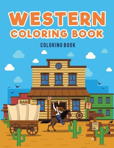 Cover image for Western Coloring Book: : Cowboys