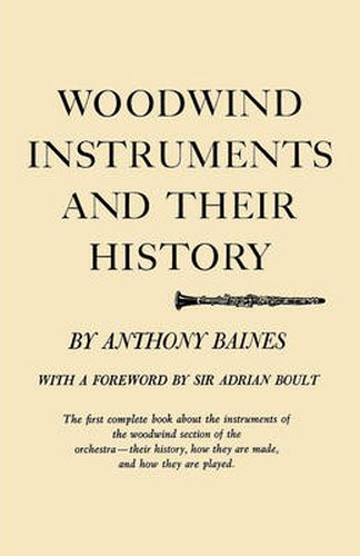 Cover image for Woodwind Instruments and Their History