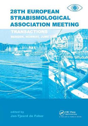 Cover image for 28th European Strabismological Association Meeting: Transactions Bergen, Norway, June 19-21, 2003