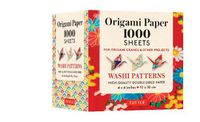 Cover image for Origami Paper 1000 Sheets Washi Patterns