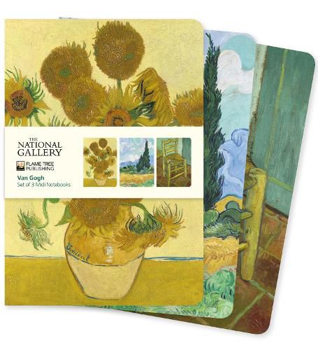 Cover image for National Gallery: Van Gogh Set of 3 Midi Notebooks