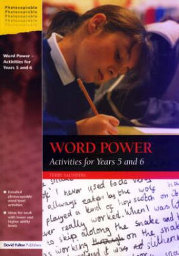 Cover image for Word Power: Activities for Years 5 and 6