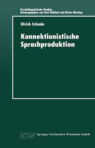 Cover image for Konnektionistische Sprachproduktion