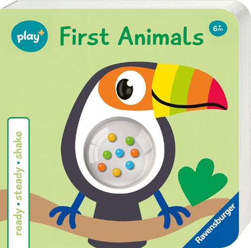 Cover image for Ravensburger Play+ Infant & Toddler - Ready, Steady Shake: First Animals