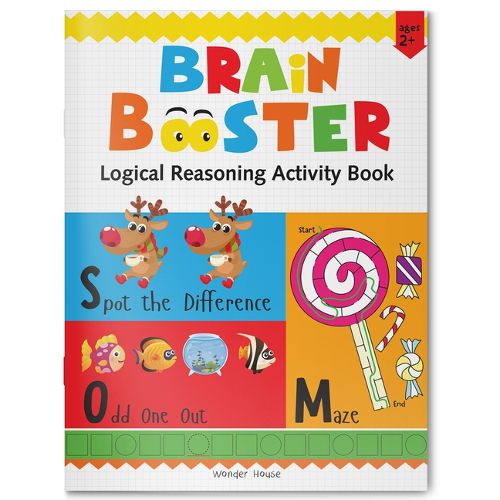 Cover image for Preschool Activity Book Brain Booster - Logical Reasoning Activity Book for Kids