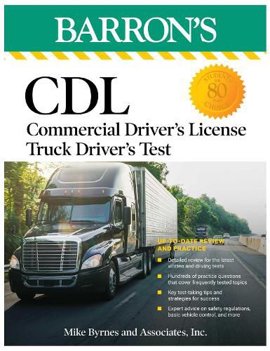 Cover image for CDL: Commercial Driver's License Truck Driver's Test, Fifth Edition: Comprehensive Subject Review + Practice