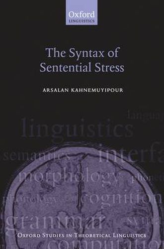 Cover image for The Syntax of Sentential Stress