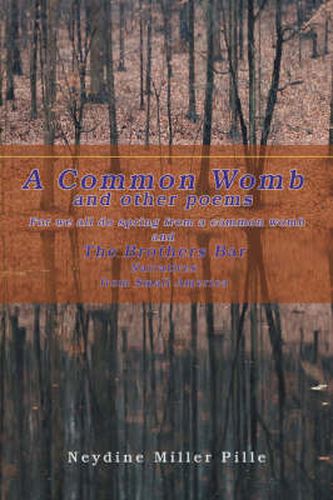 Cover image for A Common Womb and Other Poems: And the Brothers Bar