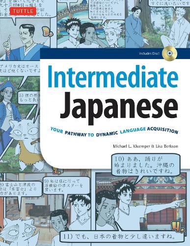 Cover image for Intermediate Japanese: Your Pathway to Dynamic Language Acquisition (Audio CD Included)