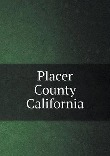 Cover image for Placer County California