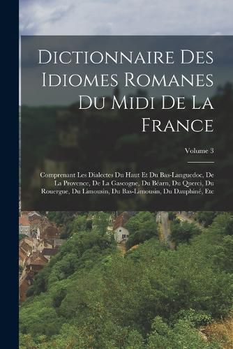Cover image for Dictionnaire Des Idiomes Romanes Du Midi De La France