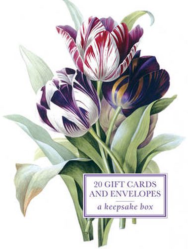 Cover image for Tin Box of 20 Gift Cards and Envelopes: Redoute Tulip
