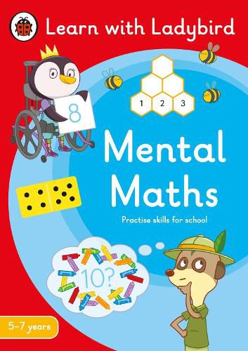 Cover image for Mental Maths: A Learn with Ladybird Activity Book 5-7 years: Ideal for home learning (KS1)