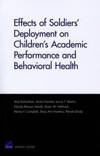 Cover image for Effects of Soldiers Deployment on Children