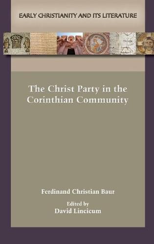 Cover image for The Christ Party in the Corinthian Community