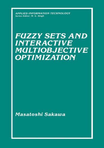 Cover image for Fuzzy Sets and Interactive Multiobjective Optimization