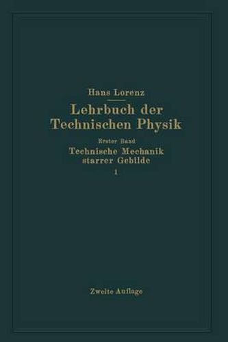 Cover image for Technische Mechanik Starrer Gebilde: Erster Teil Mechanik Ebener Gebilde