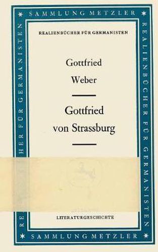 Cover image for Gottfried von Strassburg