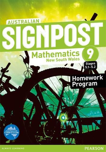 Cover image for Australian Signpost Mathematics New South Wales  9  Homework Program