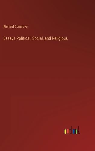 Essays Political, Social, and Religious