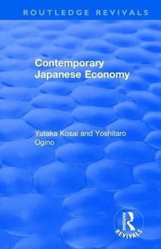 Cover image for Contemporary Japanese Economy