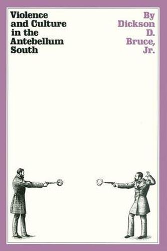 Cover image for Violence and Culture in the Antebellum South