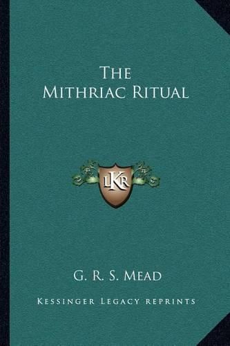 The Mithriac Ritual