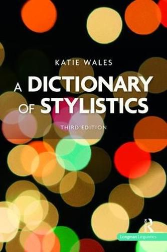 Cover image for A Dictionary of Stylistics
