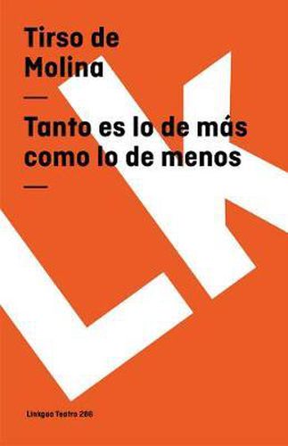 Cover image for Tanto Es Lo de Mas Como Lo de Menos