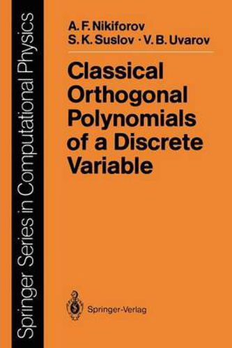 Cover image for Classical Orthogonal Polynomials of a Discrete Variable