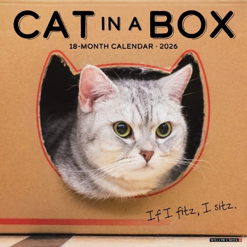 Cover image for Cat in a Box 2026 12 X 12 Wall Calendar