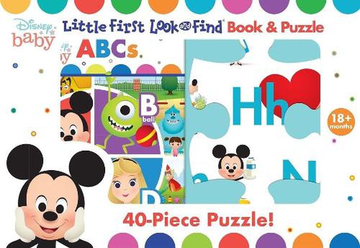 Cover image for Disney Baby: Little First Look and Find Book & Puzzle