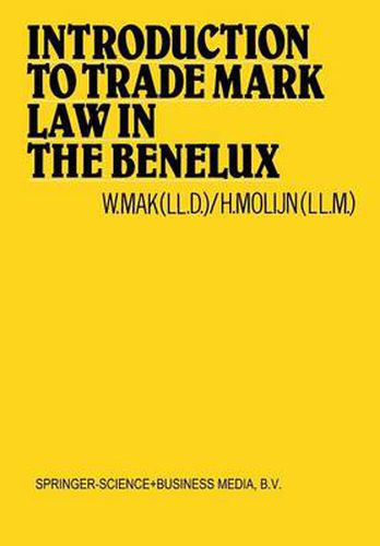 Cover image for Introduction to Trade Mark Law in the Benelux