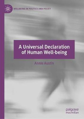 Cover image for A Universal Declaration of Human Well-being