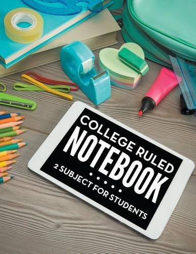 Cover image for College Ruled Notebook - 2 Subject For Students